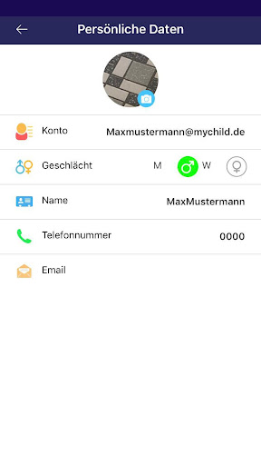 Android application MyChild screenshort