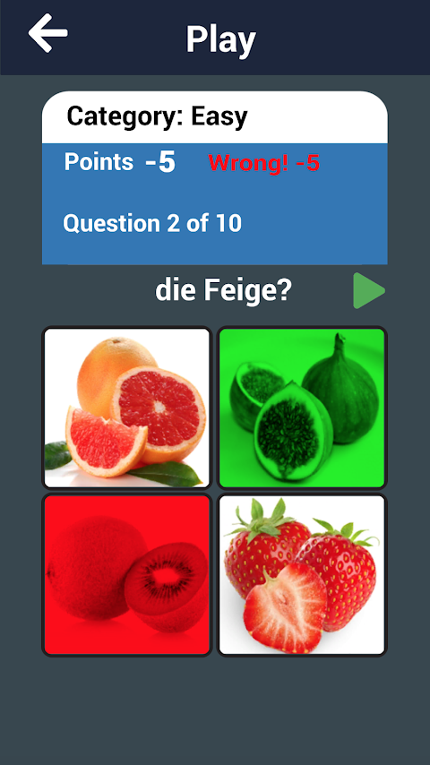 Learn Fruits in Germanのおすすめ画像2