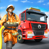 Firefighter Truck Rescue Games icon