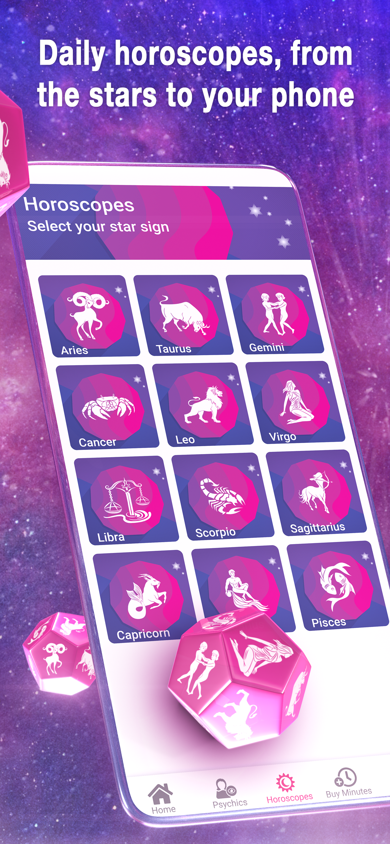 Android application 7th Sense Psychics screenshort