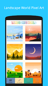 Landscape Art Color By Numbers 2.0 APK + Mod (Unlimited money) for Android