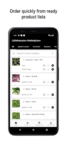Android application Littlehampton Marketplace screenshort