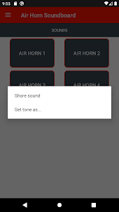 Air Horn Soundboard