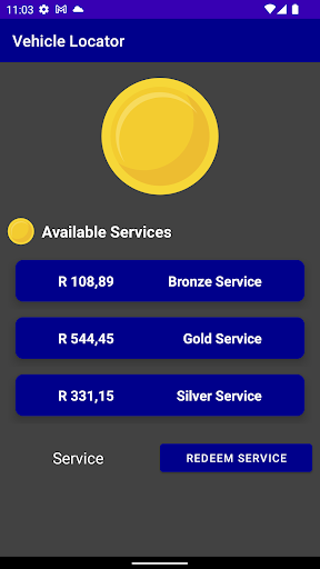 Vehicle Locator Services Screen 3