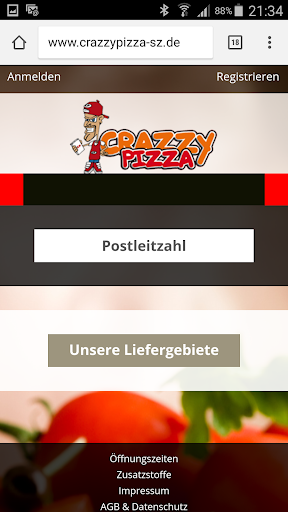 CrazzyPizza Salzgitter Screen 3