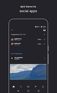 Bản vá chủ đề Swift Dark Substratum Apk 2