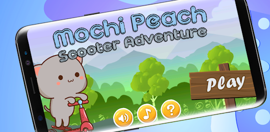 Mochi Peach Scooter Adventure