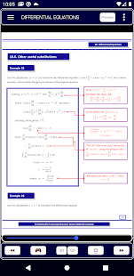 Differential equations Screenshot