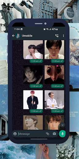 Android application Jeno NCT Animated WASticker screenshort