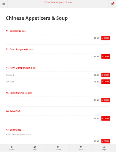 Golden Palace Express Dacula