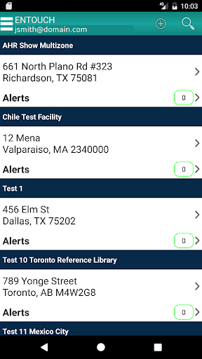 Android application ENTOUCH Mobile screenshort