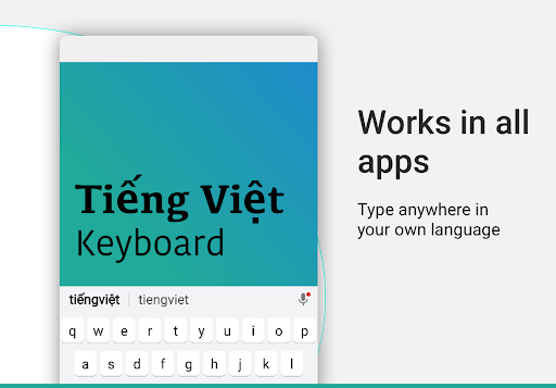 Screenshot of Vietnamese Keyboard