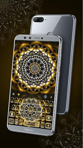 Golden Mandala Keyboard Theme Screen 2