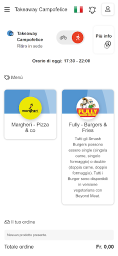 Takeaway Campofelice Screen 2