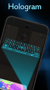 Hologram keyboard 3D Simulator Screenshot