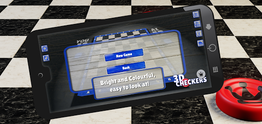 Checkers 3D Board Game apk 2.0.2 screenshots 1