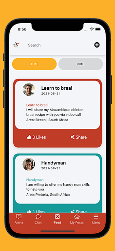 ShareTime Screen 2