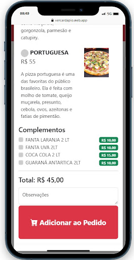 Delivery Sistema Eficiente Screen 2