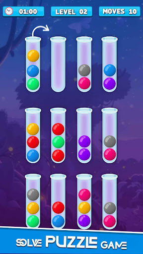 Color Ball Sort - Wifi Yok ekran görüntüsü