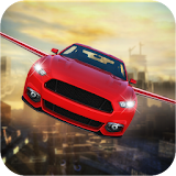 Flying Car Driving Stunt and Shooting Simulator icon