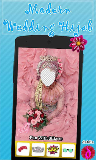 Modern Wedding Hijab