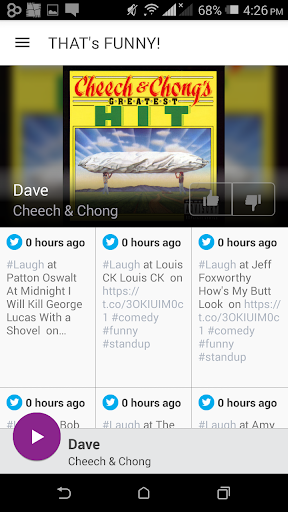 Android application THAT's FUNNY! screenshort