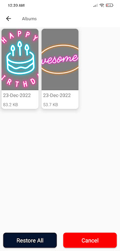 डिलीट फोटो वापस लाने वाला ऐप्स Screen 3