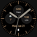 Awf Modern Analog: Watch face