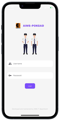 Android application Aims-Guard screenshort