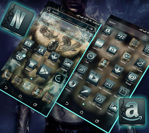 Tattoo Launcher Theme Screen 2