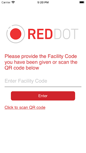 Android application RedDot Alert Safety System screenshort
