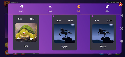 Rich Continents NFT Game Screen 3