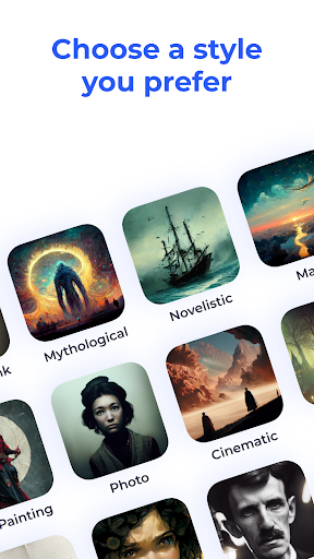 Screenshot of MagicApp - AI Art generator
