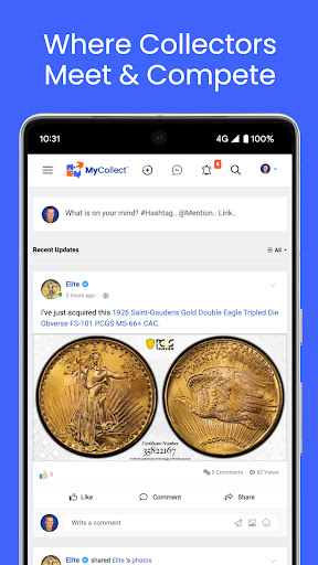 Android application MyCollect screenshort