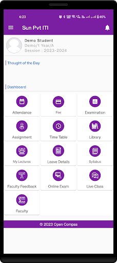 Sun Pvt ITI Screen 3