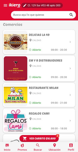 iKiero.com - Domicilios Screen 3