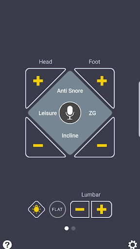 Android application Adjustable bed(Lumbar) screenshort
