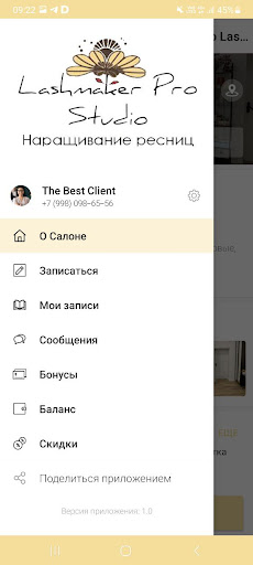 Android application Studio Lashmaker Pro screenshort