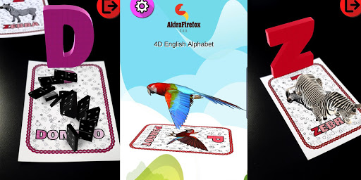 Android application 4D English Alphabet screenshort