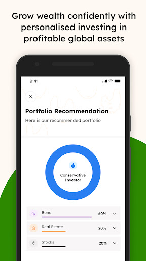 Screenshot of Ladda: Save and invest