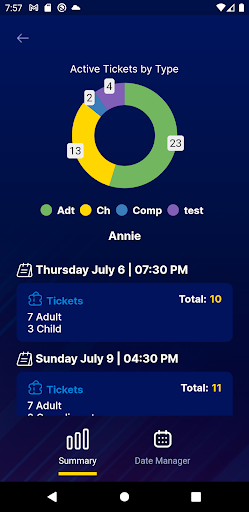 BookTix Scanner Screen 3