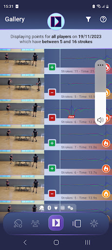 Android application Racketry Club screenshort
