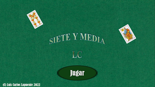 Android application Siete y Media screenshort