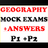Geography Mock Papers +Answers