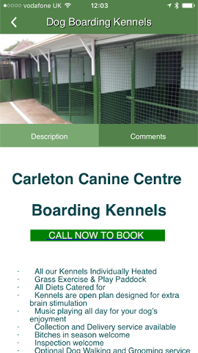 Carleton Canine Centre Screen 2
