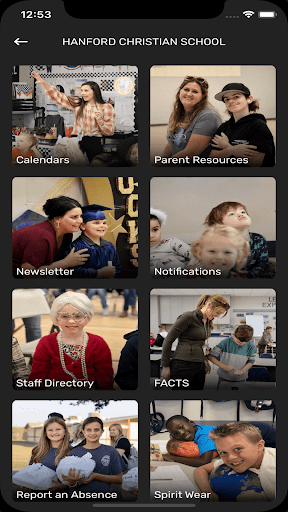 Hanford Christian School Screen 2