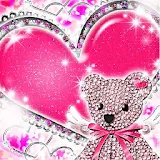 Heart Bear_Heart Cute kirakira icon