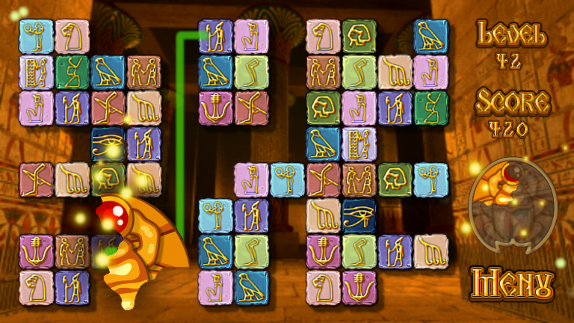Android application Pyramid Quest - Matching Tiles screenshort