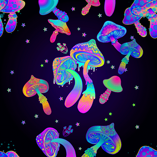 Colorful Mushroom - Wallpaper logo