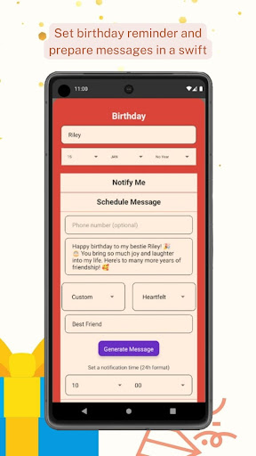 Birthd:AI - Reminders & Wishes Screen 2